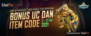 Guild Fest Lords Mobile, dapatkan hadiah Item In-game dan UniPin Credits senilai 5 juta!